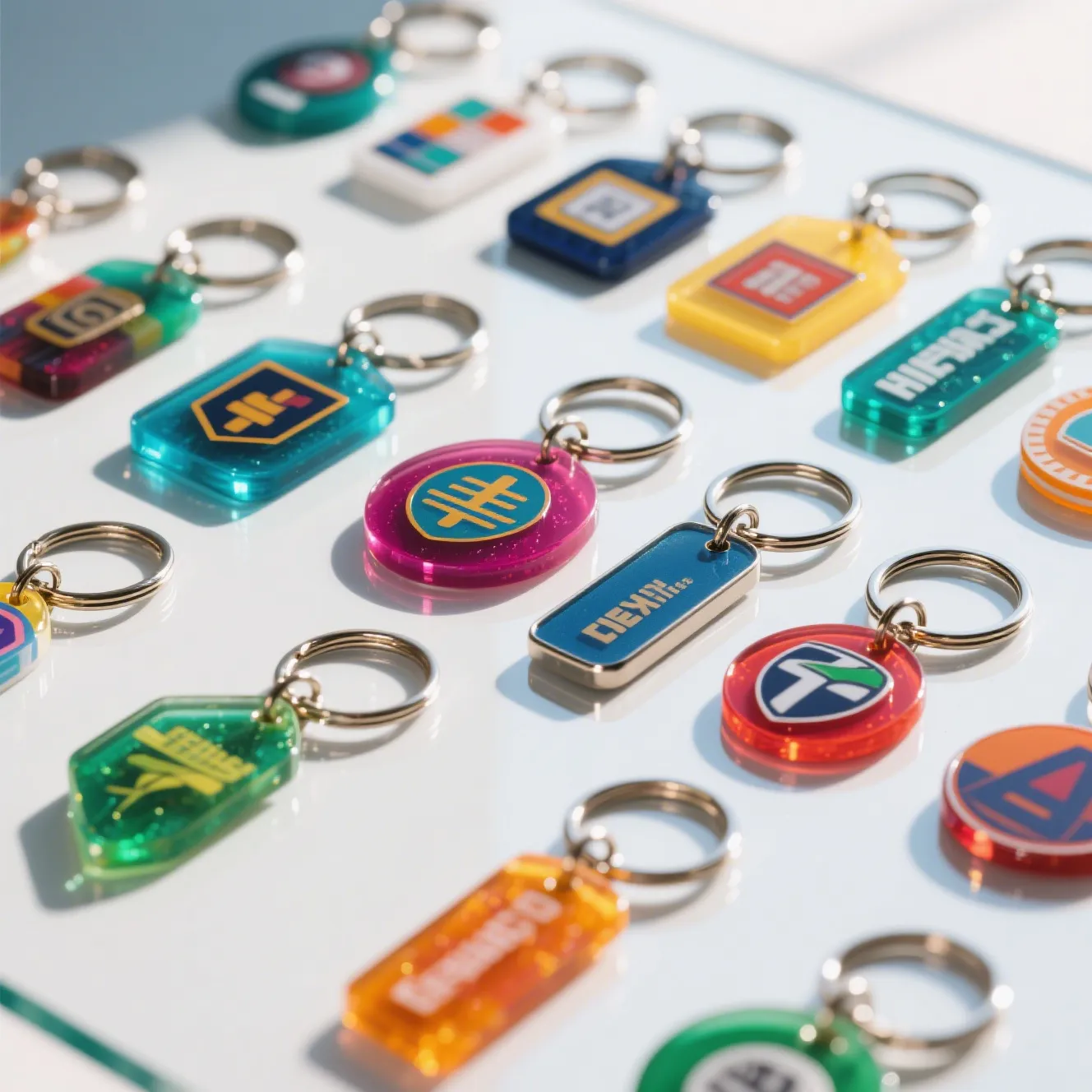 epoxy printing key chain