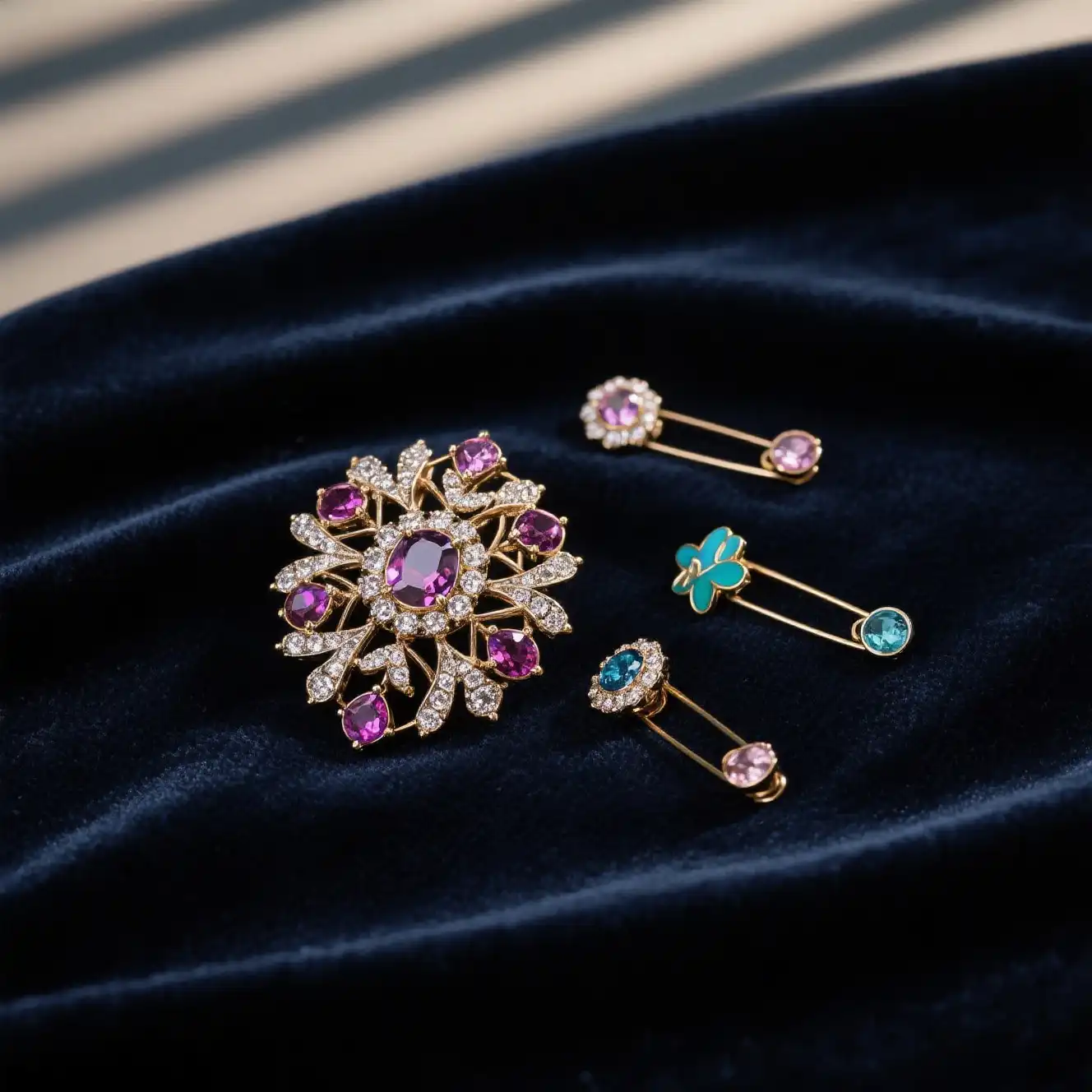 difference between a brooch and a pin jewelry comparison